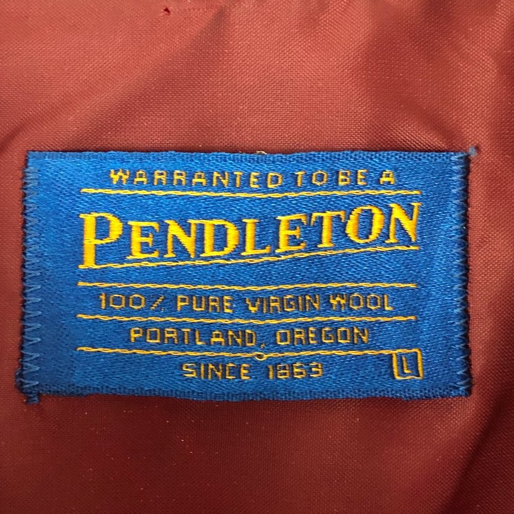 Vintage Pendleton Button Down Elbow Patch Pure Vi… - image 5
